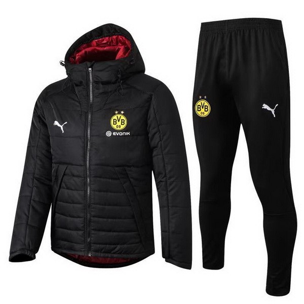 Daunenjacke Borussia Dortmund Komplett Set 2019-20 Schwarz Fussballtrikots Günstig